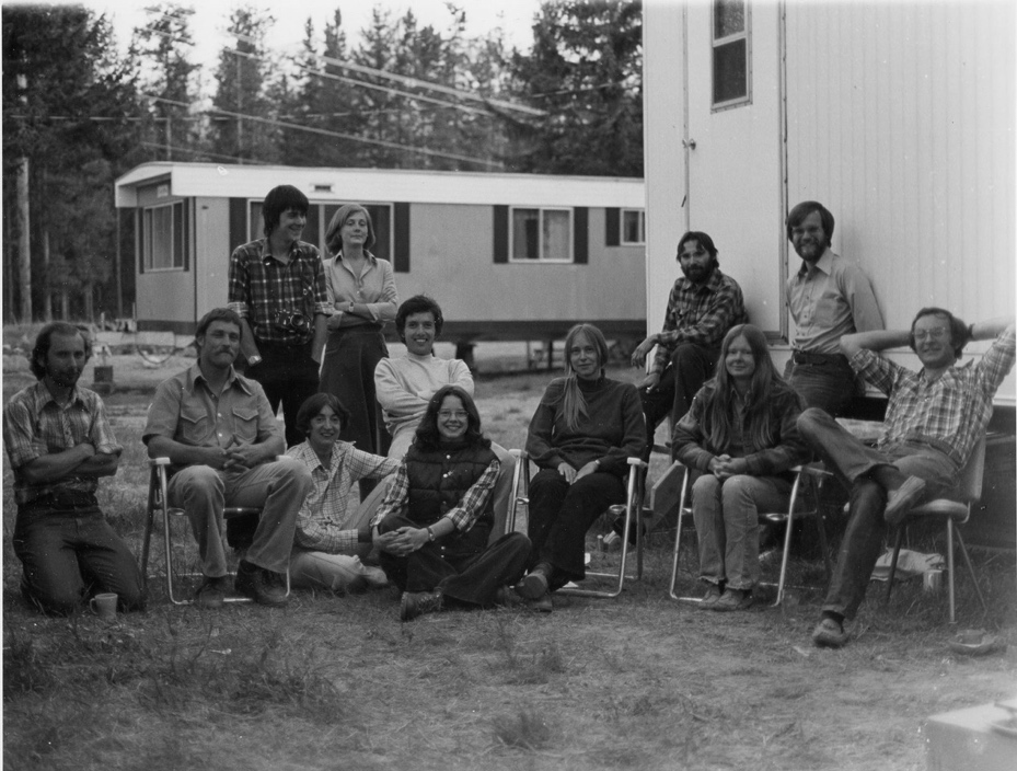 the historic Canadian Wildlife Banff/Jasper Biophysical Inventory crew, pictured here in 1978